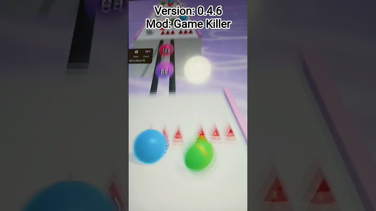 I used Speed Hack in Ball Run 2048 (the game crashed)