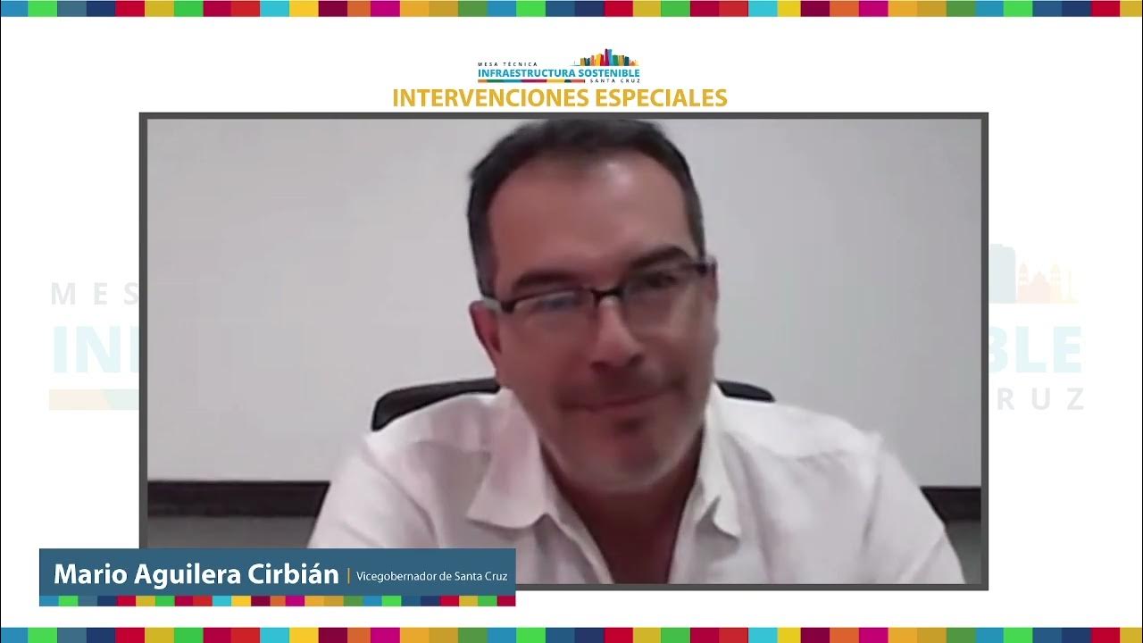 Arq. Mario Aguilera Cirbian Vice Gobernador de Santa Cruz YouTube