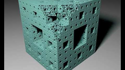 Building a Menger sponge