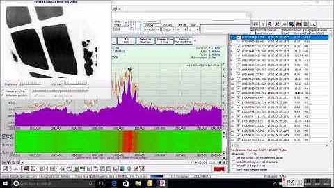 Bugs detection video- Signal Hound BB60C Spectrum analyser and RadioInspector TSCM
