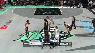 FULL GAME: WNBA Finals Game 4 With Above the Rim Camera Angles | New York Liberty vs Las Vegas Aces