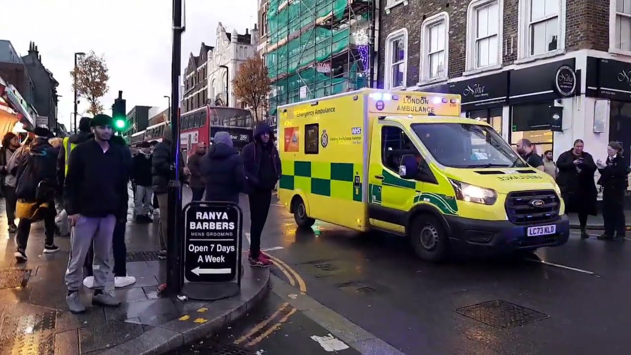 London bus Trip Road Block South London Area