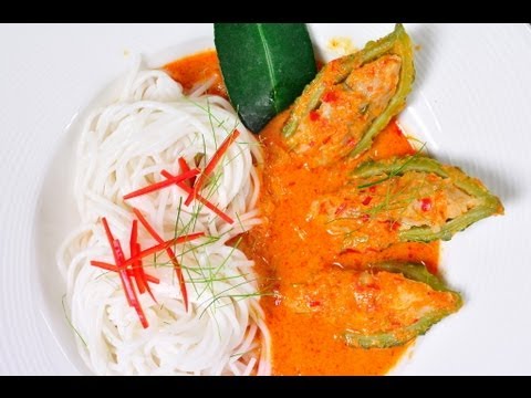 แกงคั่วมะระขี้นกไส้ปลากราย