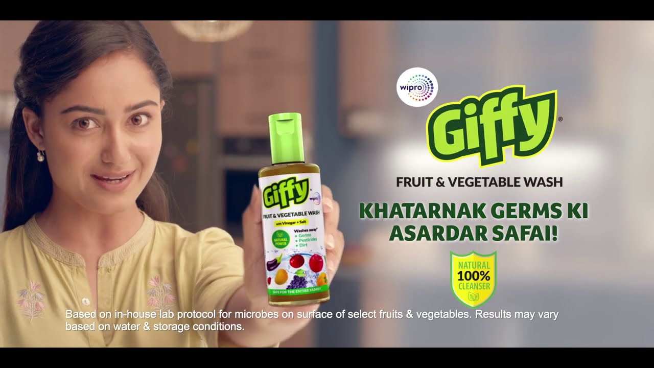 Giffy Fruit & Vegetable Wash – 30sec Hindi