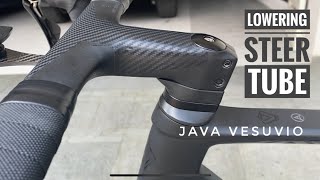 Lowering steer tube - Java Vesuvio 2021