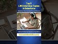 Top 5 LWC interview topics in salesforce