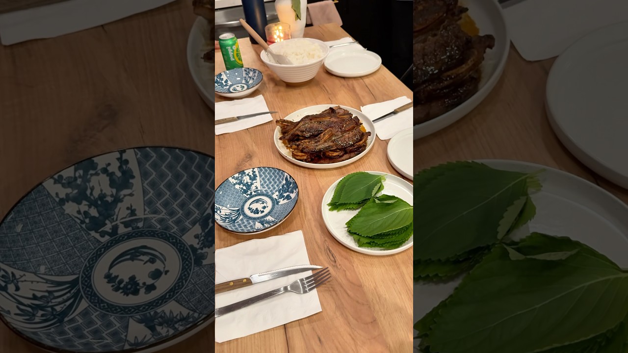 Easy 15-minute kbbq at home 🫶 