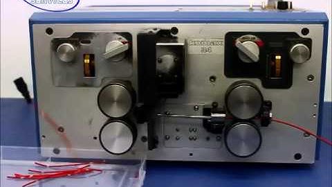 Komax 34 Wire Cut & Strip Machine Video Demo