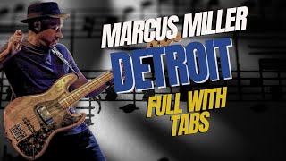 MARCUS MILLER - DETROIT - FULL COVER WITH TABS