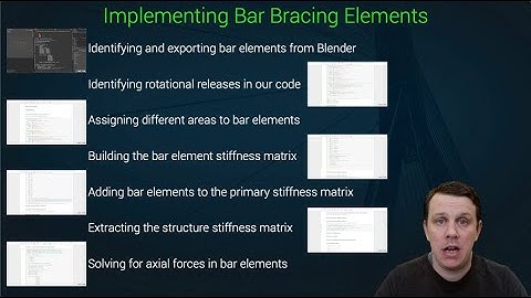 [11/14] Implementing Bar Bracing elements in our 3D model | Section overview | DegreeTutors.com