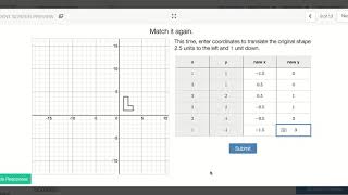4.1: Translations with Coordinates (slides 7-12)
