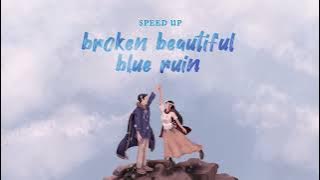 Mighfar Suganda - Broken Beautiful Blue Ruin | Speed Up | Lyric Video