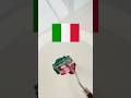Mixing Paint Colors to Create the Italian Flag 🇮🇹 | Satisfying Paint Mixing