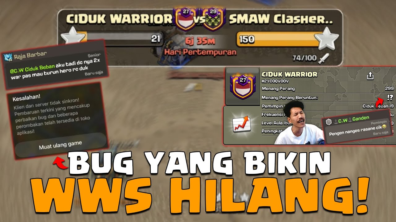 BUG Ini Bikin WWS Klan Hilang!!