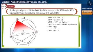 Angle Subtended by an Arc of a Circle | Part 3/3 | English | Class 9