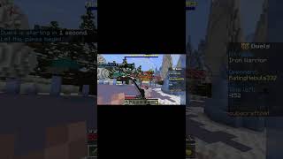 Can you beat this duel speed? 😱 #minecraft