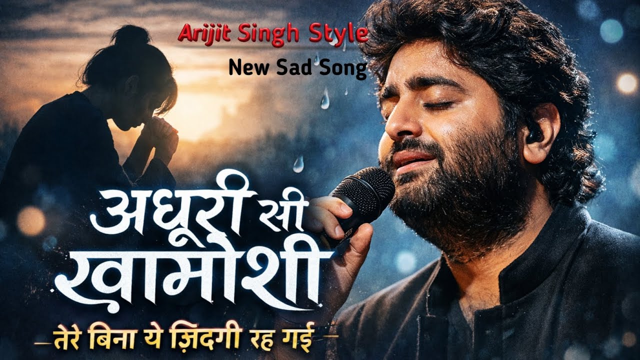 Adhoori Si Khamoshi 🥺 Arijit Singh Style | New Sad Song 🎶