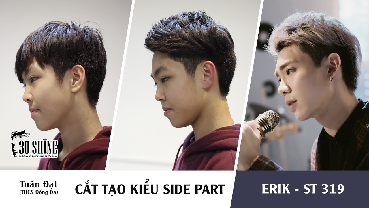 Cắt tạo kiểu Side Part | Phong cách ERIK ST319 - Lạc Nhau Có Phải Muôn ...