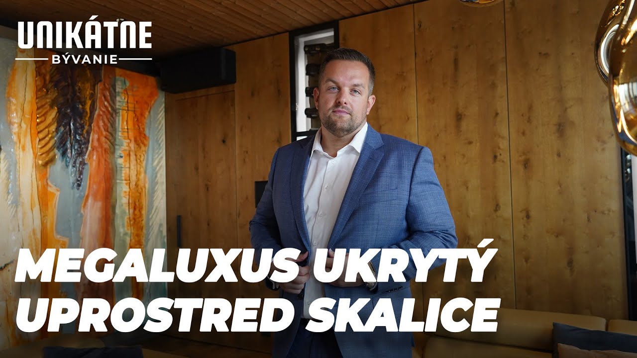 Superluxusný dom v Skalici s vírivkou, saunou a umením zo zlata a platiny na mieru