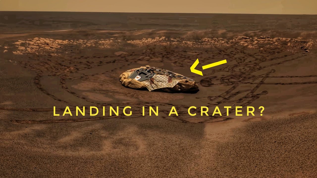 Mars in 4K: Landing in a Crater? Sure, why not..