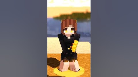 Zombie Husk Girl potion fart or poop and water to closed WC ohio - minecraft animation #shorts