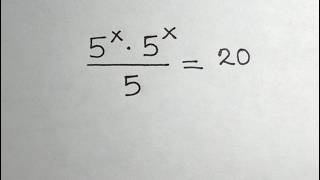 Solve for x in this nice exponential equation | Math Olympiad Mathematics