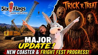 NEW PARK UPDATE Six Flags Magic Mountain Construction FRIGHT FEST