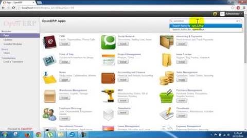 OpenERP 7 And Openoffice configuration in 3 minutes