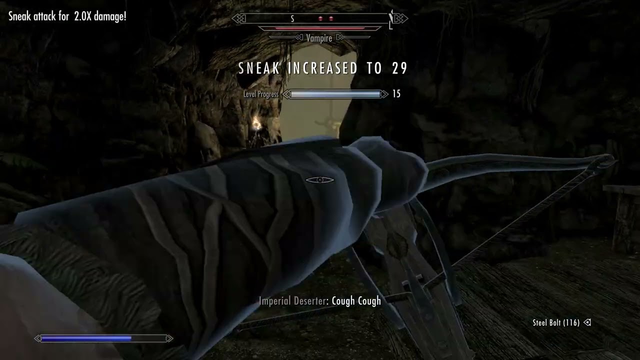 011 Lupo De Athene   Skyrim SE   Discovering Redwater Den after long gap missed recording