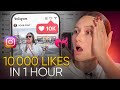 How to Get 10,000 Likes on Instagram in 1 Hour: Ultimate Guide!