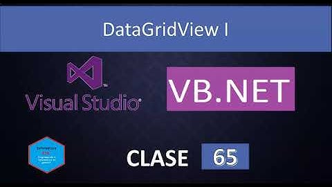 65 Programación en Visual Basic. Net con Visual Studio 2019 || DataGridView I.