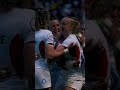 Get yourself teammates who celebrate your tries like this 🙌 | #redroses #englandrugby