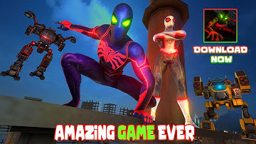 Rope Spider Hero: Spider Games | Android Mobile Game Play 2022 | Latest Android Spider Man Gameplay!