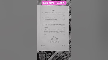 |BCA semester 2 Data Structure|#bca #exam #2023 #question #paper #datastructures #dsa @learntoeasy