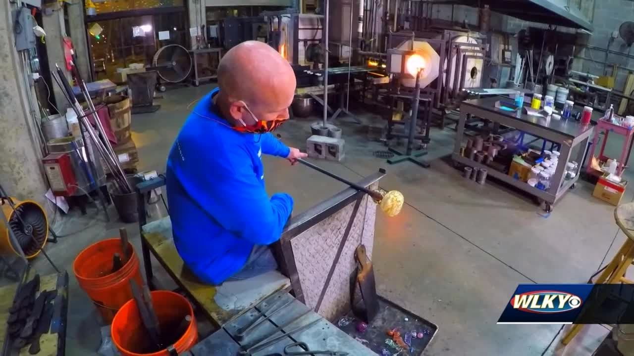 This gallery and studio in downtown Louisville lets you blow your own glass