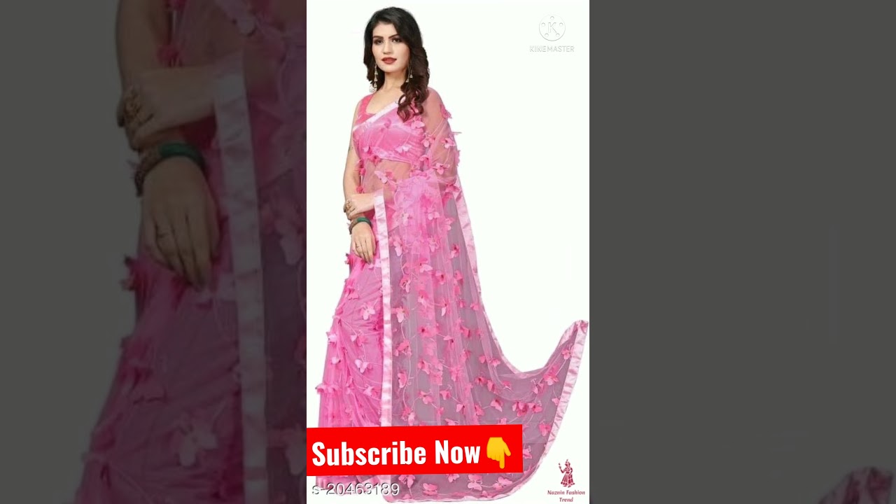 Beautiful Butterfly Net Saree 😎 