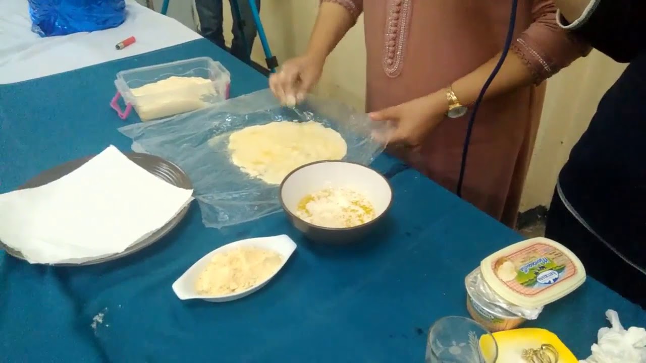 مسمن بدون جلوتين | Association Basma | Msemen sans gluten