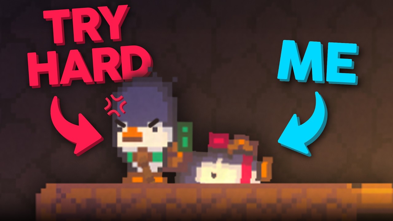 Secretly trying to ragebait my tryhard friend