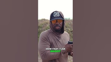 Gun Comp vs. Non-Comp: Accuracy Test at 25 Yards #shorts