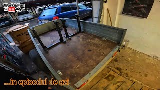 Am montat suporți ProWorks QuickLoad pe remorcuță pentru transportul motoarelor...