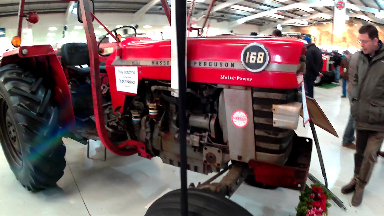 1974 Massey Ferguson 168 3 9 Litre 4 Cyl Diesel Tractor 69hp With Spreader Youtube