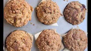 Banana Cinnamon Crumb Muffins - Arguably The BEST Muffins To Exist