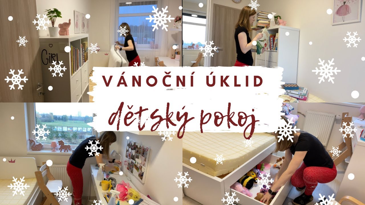🎄VÁNOČNÍ ÚKLID🎄 - DĚTSKÝ POKOJ👧🏼