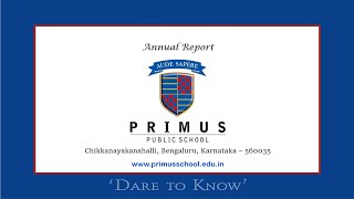 PRIMUS PUBLIC SCHOOL - Annual Report