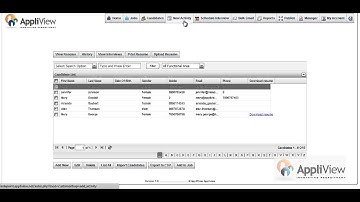 An introduction to AppliView Applicant Tracking System