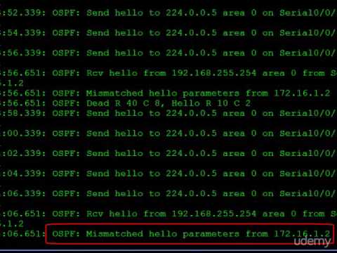 וִידֵאוֹ: מה הם OSPF ברירת מחדל של שלום וטיימרים מתים?