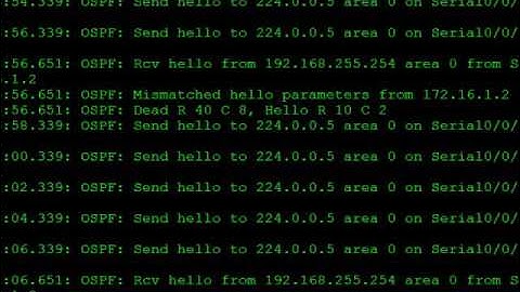 8. Configuring OSPF Hello  Dead Timers