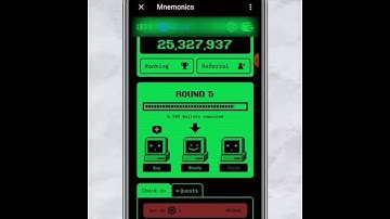 Mnemonics Airdrop tutorial  #Mnemonics #hamsters #tapping