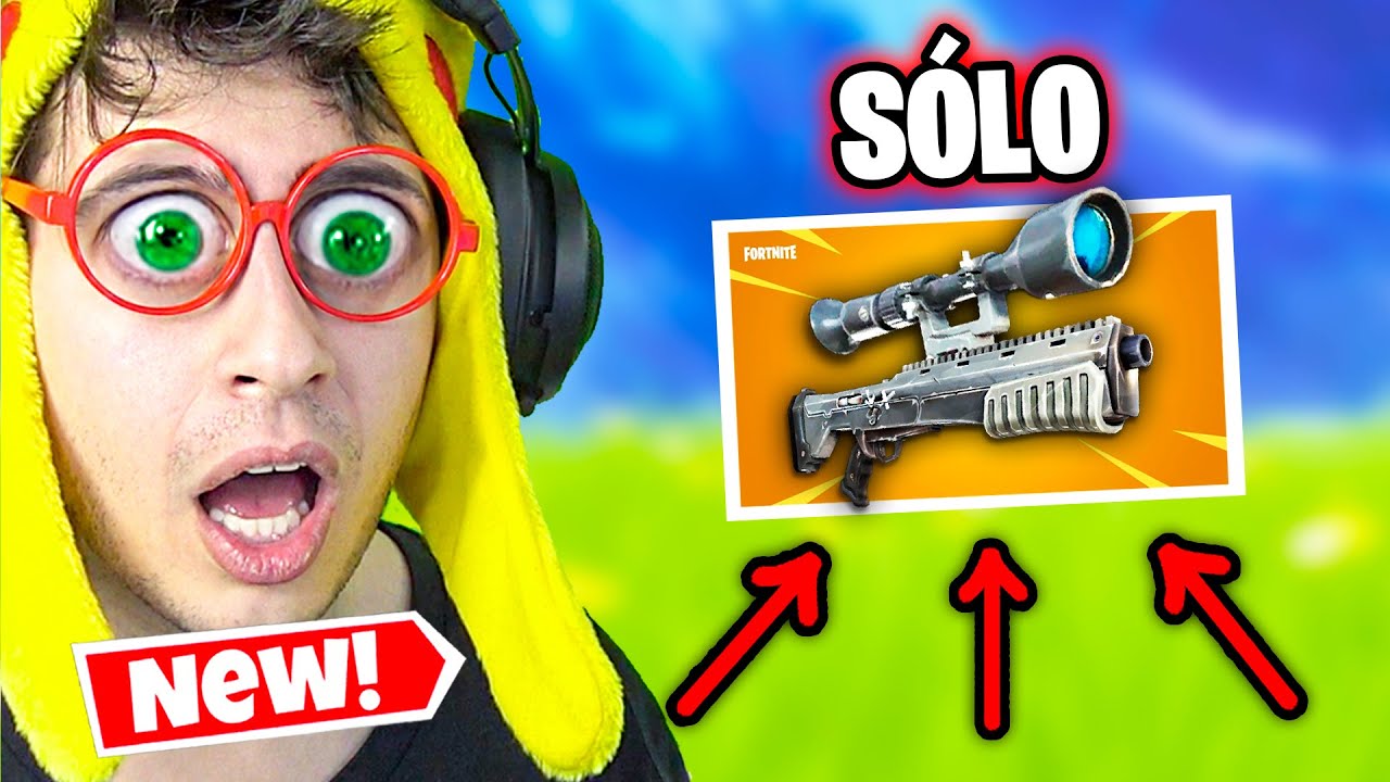 SÓLO **ESCOPETA-SNIPER** Challenge en Fortnite!! (IMPOSIBLE)