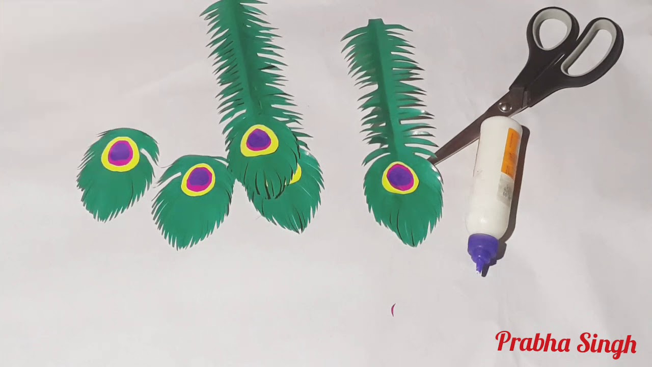 Janmashtami special. Diy . Wall and door decoration. Paper craft idea